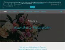 Tablet Screenshot of nourishingminimalism.com